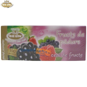 Ceai de fructe de padure Belin 100 pliculete x 2 gr Ceai de fructe de padure Belin 100 pliculete x 2 gr