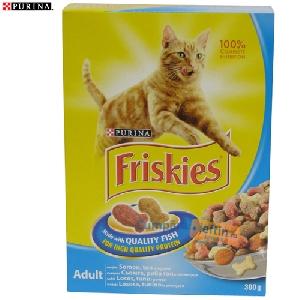 Hrana uscata pentru pisici Purina Friskies somon 300 gr Hrana uscata pentru pisici Purina Friskies somon 300 gr