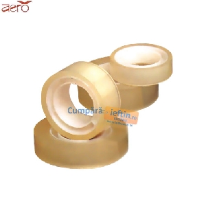 Banda adeziva de birou Aero transparenta 15 mm x 10 m Banda adeziva de birou Aero transparenta 15 mm x 10 m