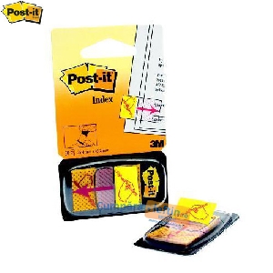 Index Post-it inscriptionat  semnatura