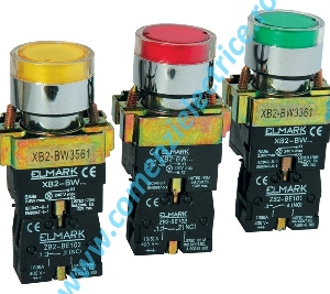 Buton EL 2-BW3471 comanda Rosu cu led semnalizare 24V Buton EL 2-BW3471 comanda Rosu cu led semnalizare 24V