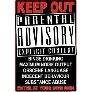 Parental Advisory - Keep Out 2 (61 x 91 cm)