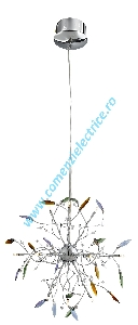 Candelabru Faina crom 12x110W G4 Candelabru Faina crom 12x110W G4