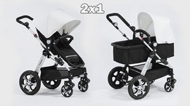 Carucior copii multifunctional 2 in 1 I-Believe Alb - IBL-104 IBL-104