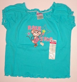 Tricou bleu fetite - 13793 13793 Tricou bleu fetite - 13793 13793