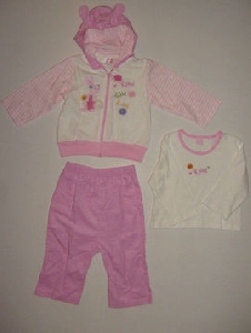 Costumas roz pentru fetite - 8169 8169