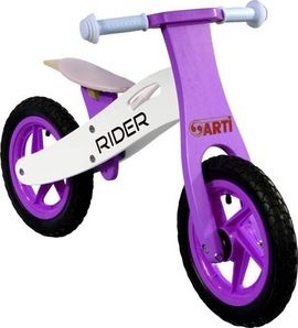Bicicleta Fara Pedale Din Lemn ARTI Roz Inchis - MYK00003766 Bicicleta Fara Pedale Din Lemn ARTI Roz Inchis - MYK00003766