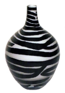 Vaza zebra decorativa Vaza zebra decorativa