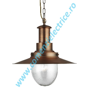 Pendul Fisherman 5301CU cupru finisat E27 60W Pendul Fisherman 5301CU cupru finisat E27 60W