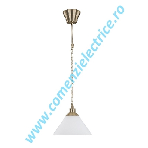 Pendul Molly 955MOLLY1P/AB alb-aur antic 1xE27 A++ Pendul Molly 955MOLLY1P/AB alb-aur antic 1xE27 A++