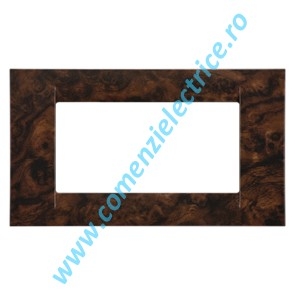 RAMA DECORATIVA GEWISS SYSTEM VIRNA, 4 MODULE, ALUN ENGLEZESC