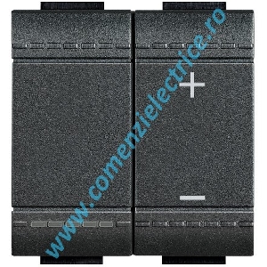 VARIATOR CU COMANDA TACTILA IESIRE 0 - 10V 2 MODULE ANTRACIT LIVING LIGHT BTICINO VARIATOR CU COMANDA TACTILA IESIRE 0 - 10V 2 MODULE ANTRACIT LIVING LIGHT BTICINO