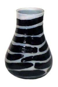 Vaza zebra decorativa cilindru Vaza zebra decorativa cilindru