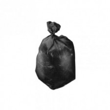 SACI MENAJ LDPE 120L / NEGRU, 8/SET