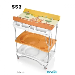 Masuta pentru spalat si infasat Atlantis Brevi, 557 (Portocaliu)