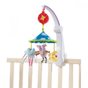 Carusel muzical pliabil Calatorie placuta Taf Toys,