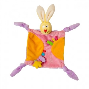 Jucarie paturica Iepurasul Tup-Tup Taf Toys, Portocaliu Jucarie paturica Iepurasul Tup-Tup Taf Toys, Portocaliu