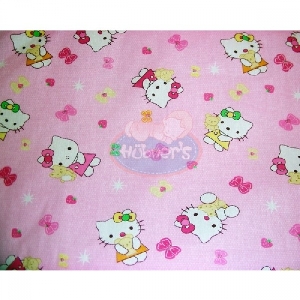Lenjerie patut 4 piese 120 x 60 cm Hubners, Kitty Roz Lenjerie patut 4 piese 120 x 60 cm Hubners, Kitty Roz
