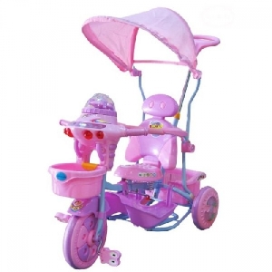 Tricicleta 2890AC EuroBaby, Roz Tricicleta 2890AC EuroBaby, Roz