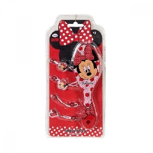 Set beauty Minnie Mouse Disney, Perie si Elastice de par Set beauty Minnie Mouse Disney, Perie si Elastice de par