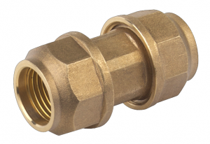 MUFA RAPIDA DUBLA BRONZ TEAVA PVC / 25X25MM MUFA RAPIDA DUBLA BRONZ TEAVA PVC / 25X25MM