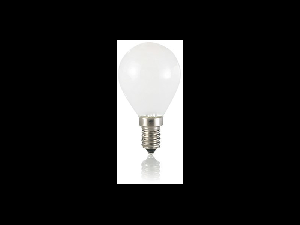 Bec LED Sfera alb, dulie E14, 4 W - 3000 K, lumina calda