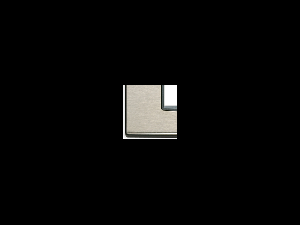 Placa ornament 2 module centrale Vimar(Eikon) Inox brushed steel