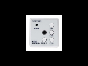 Unitate de control audio pentru o sursa de sunet stereo, crom metal ( argintiu), TUTONDO