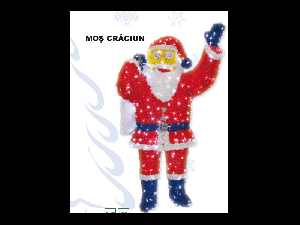 MOS CRACIUN hxD = 1.8 x 0.7 m, putere 82W MOS CRACIUN hxD = 1.8 x 0.7 m, putere 82W
