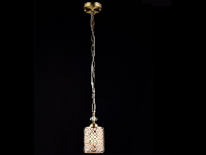Lampa suspendata Fusion Sherbon,1 x E27,D.120,cm,H.250 cm,Auriu