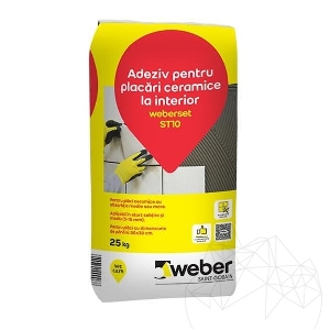 Adeziv pentru placari ceramice la interior - Weber Set ST10