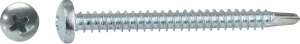 SURUB AUTOFORANT ZINCAT ALB CAP BOMBAT CRUCIFORM / 4.8X32MM - 500BUC SURUB AUTOFORANT ZINCAT ALB CAP BOMBAT CRUCIFORM / 4.8X32MM - 500BUC
