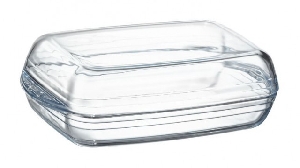 Caserola dreptunghiulara termorezistenta cu capac 5,2L Excellent
