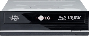 LG - Blu-Ray Writer GGW-H20L, SATA, Lightscribe, Retail