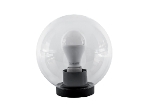 LAMPA GRADINA SFERA PMMA 200 CU SURSA LED A60 15W E27 230V 4000-4300K TRANSPARENTA