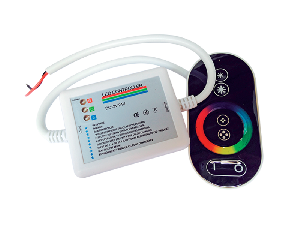 CONTROLER TOUCH SCREEN RF PENTRU BANDA LED RGB 12V 18A CONTROLER TOUCH SCREEN RF PENTRU BANDA LED RGB 12V 18A
