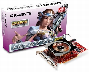 GIGABYTE - Placa Video Radeon HD 4770