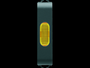 Lampa prezenta tensiune - AMBER - 1/2 MODULE - BLACK - CHORUS Lampa prezenta tensiune - AMBER - 1/2 MODULE - BLACK - CHORUS