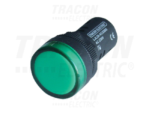 Lampa de semnalizare cu LED, verde LJL22-GD 48V AC/DC, d=22mm Lampa de semnalizare cu LED, verde LJL22-GD 48V AC/DC, d=22mm