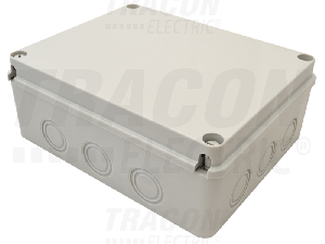 Doza electronica din materialplastic, gri deschis MED25209 250×200×90, IP67 Doza electronica din materialplastic, gri deschis MED25209 250×200×90, IP67