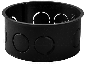 Doza de legaturi, perforata, ST, neagra D80 80×45mm Doza de legaturi, perforata, ST, neagra D80 80×45mm