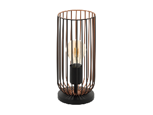 Lampa de masa ROCCAMENA negru, copper 220-240V,50/60Hz