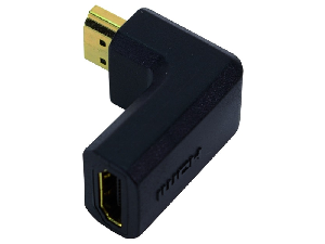 Adaptor HDMI 90°, HDMI A tata - HDMI A mama