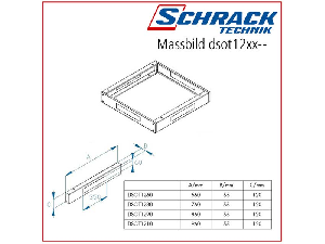 Profil adancime soclu 800mm 1 pereche