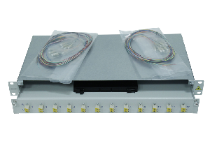 Splicebox, 16 fibre,LC,50/125µm OM2, culisant,19\ Splicebox, 16 fibre,LC,50/125µm OM2, culisant,19\