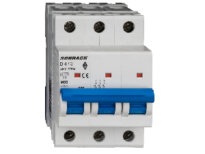 Intreruptor automat modular (MCB) AMPARO 10kA, D 4A, 3 poli Intreruptor automat modular (MCB) AMPARO 10kA, D 4A, 3 poli
