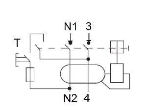 Intreruptor diferential AMPARO (10kA), 63A, 2-poli, 300mA, S Intreruptor diferential AMPARO (10kA), 63A, 2-poli, 300mA, S