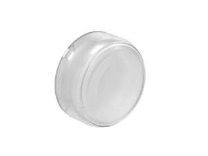WHITE RUBBER BOOT FOR FLUSH AND ILLUMINATED FLUSH PUSHBUTTONS