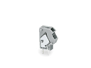 Stackable 2-conductor PCB terminal block; 0.75 mm²; Pin spacing 5/5.08 mm; 1-pole; PUSH WIRE®; 0,75 mm²; light green