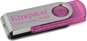 Kingston - Stick USB DataTraveler 101, 4GB (Roz) Kingston - Stick USB DataTraveler 101, 4GB (Roz)